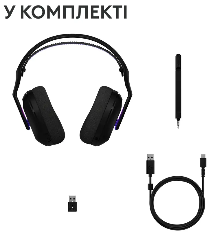 Ігрова гарнітура Logitech Wireless Gaming G522 Black - фото - №8