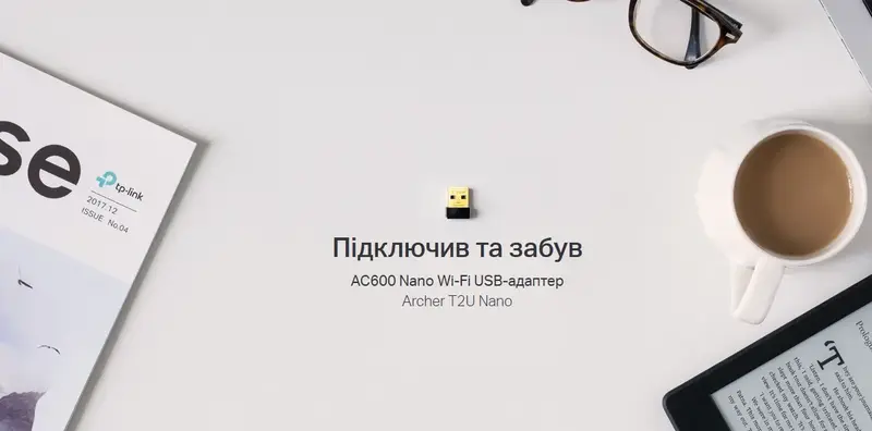 Wi-Fi-usb адаптер TP-Link Archer T2U Nano AC600 200+433Мбит/с - фото - №4