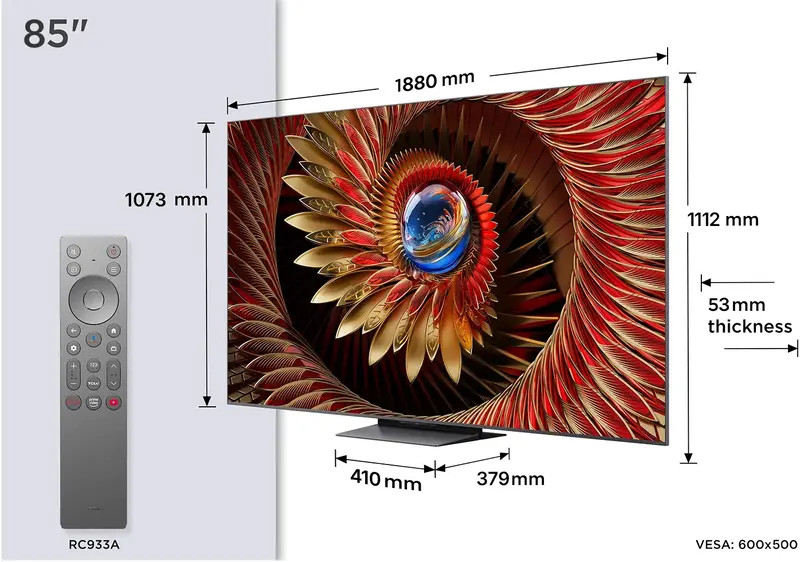Телевізор TCL 85C8K - фото - №5