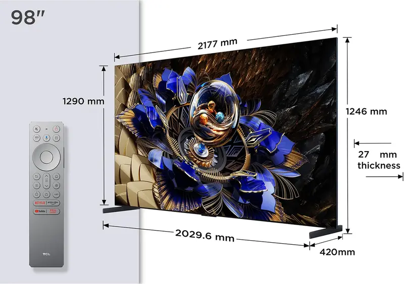 Телевізор TCL 98X11K - фото - №5