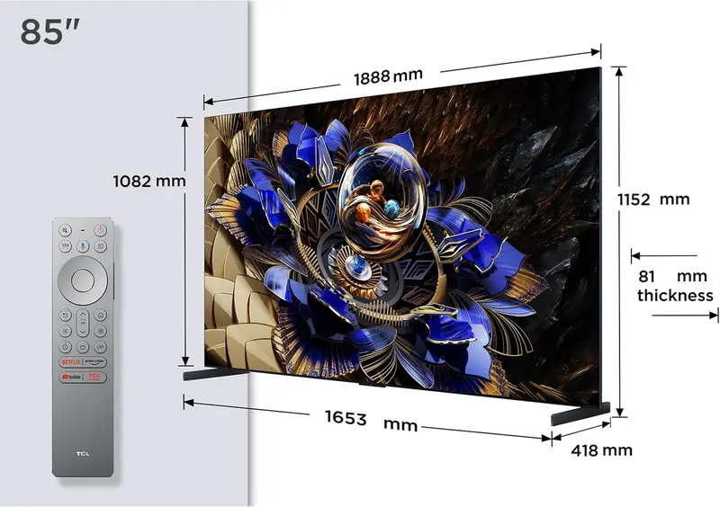 Телевізор TCL 85X11K - фото - №4