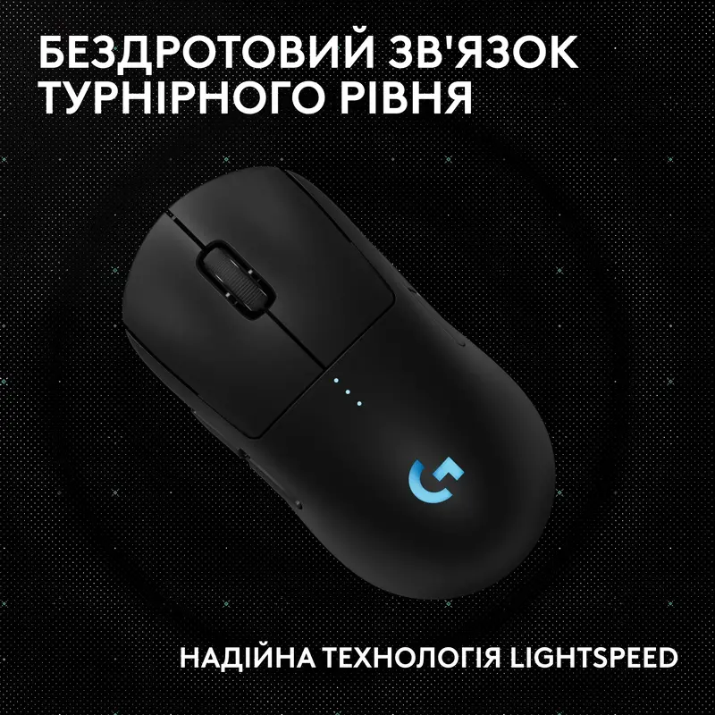 Бездротова ігрова миша Logitech PRO 2 Lightspeed - Black - фото - №4
