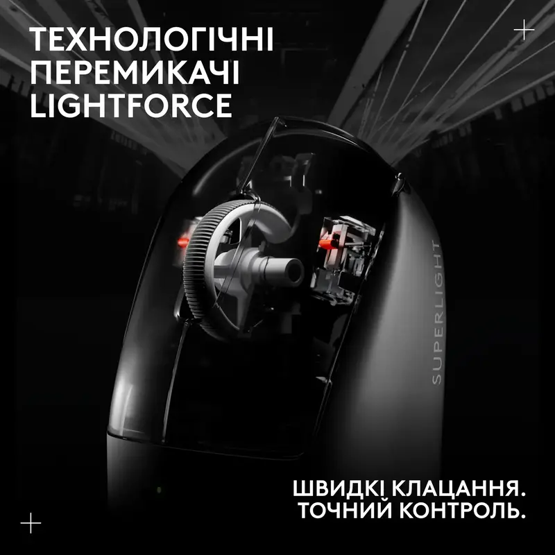 Бездротова ігрова миша Logitech G PRO X SUPERLIGHT 2 LIGHTSPEED - BLACK - фото - №4
