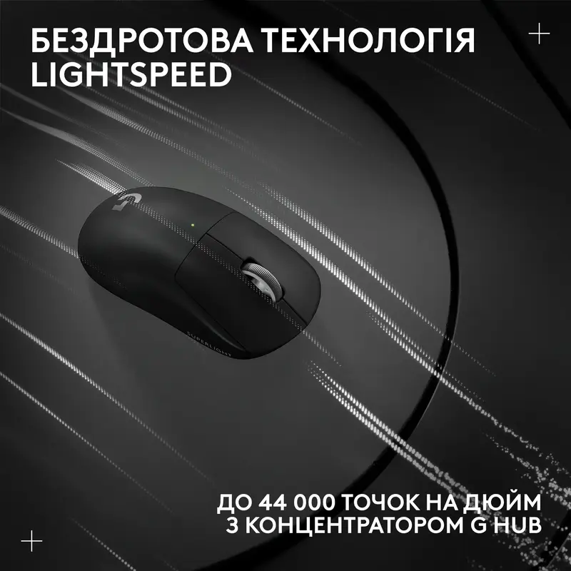 Бездротова ігрова миша Logitech G PRO X SUPERLIGHT 2 LIGHTSPEED - BLACK - фото - №8