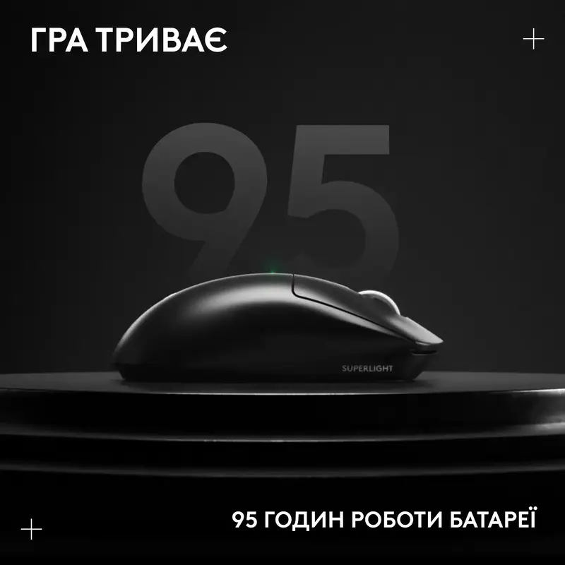 Бездротова ігрова миша Logitech G PRO X SUPERLIGHT 2 LIGHTSPEED - BLACK - фото - №12