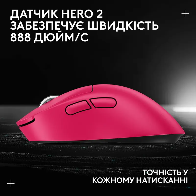 Мышь игровая Logitech G PRO X SUPERLIGHT 2 DEX Wireless BT - PINK - фото - №12