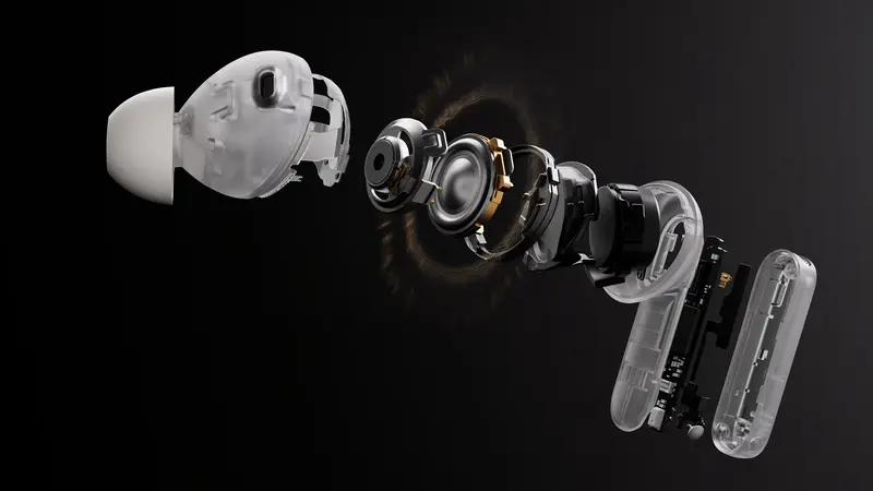 Бездротові навушники OPPO Enco X3s ETED1 Nebula Silver - фото - №8