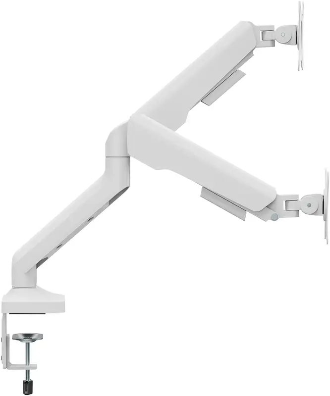 Настільне кріплення для двох моніторів OfficePro MA452W 17-35" 2-12 кг White - фото - №2