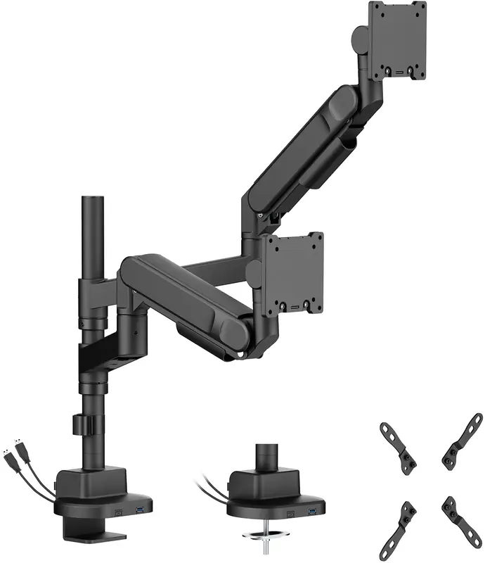 Настільне кріплення для монітора Officepro MAH752B 24-57" Black - фото - №0