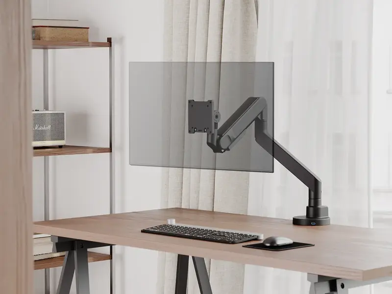 Настільне кріплення для монітора Officepro MAH821B 24-57" Black - фото - №9