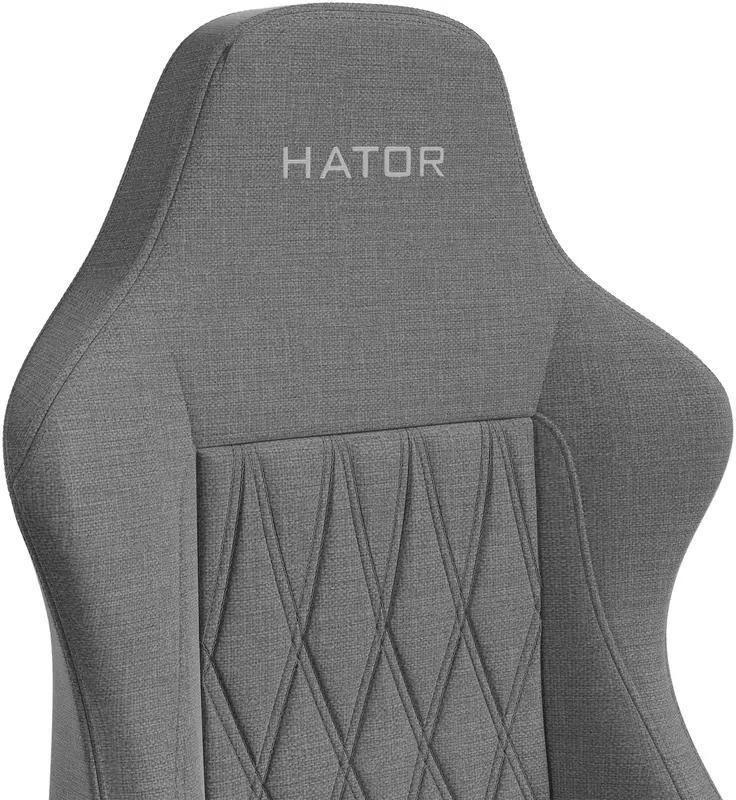 Ігрове крісло HATOR Darkside 3L Fabric (HTC3016L) Grey - фото - №7