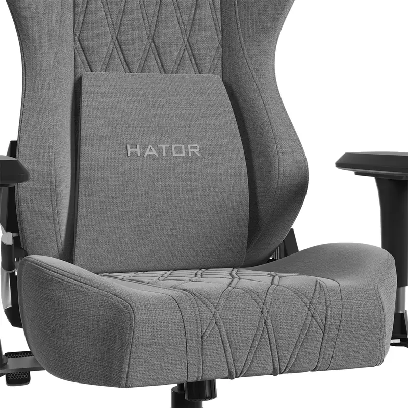 Ігрове крісло HATOR Darkside 3L Fabric (HTC3016L) Grey - фото - №9