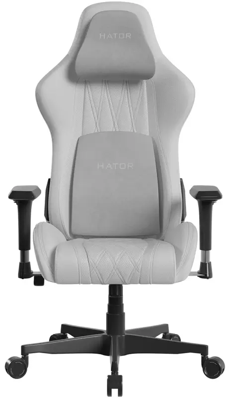 Ігрове крісло HATOR Darkside 3M PU (HTC3001M) White - фото - №0