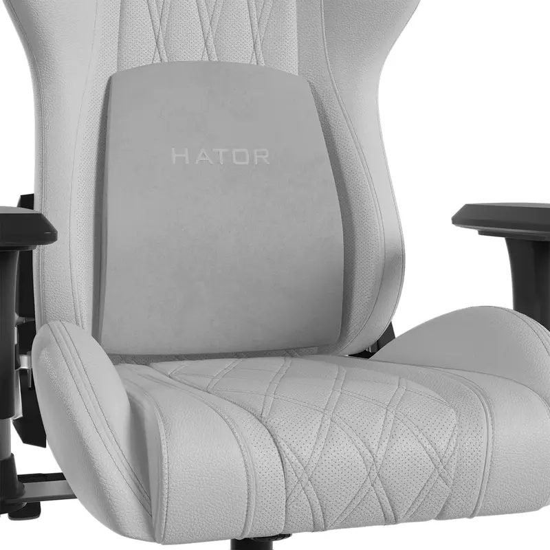 Ігрове крісло HATOR Darkside 3M PU (HTC3001M) White - фото - №9