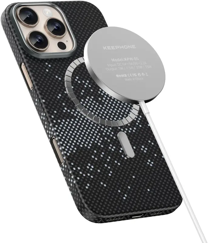 Чохол Keephone Kevilar Seanova MagSafe Case for iPhone 16 Pro Max Starry (KPKVSE16PMSY) - фото - №3