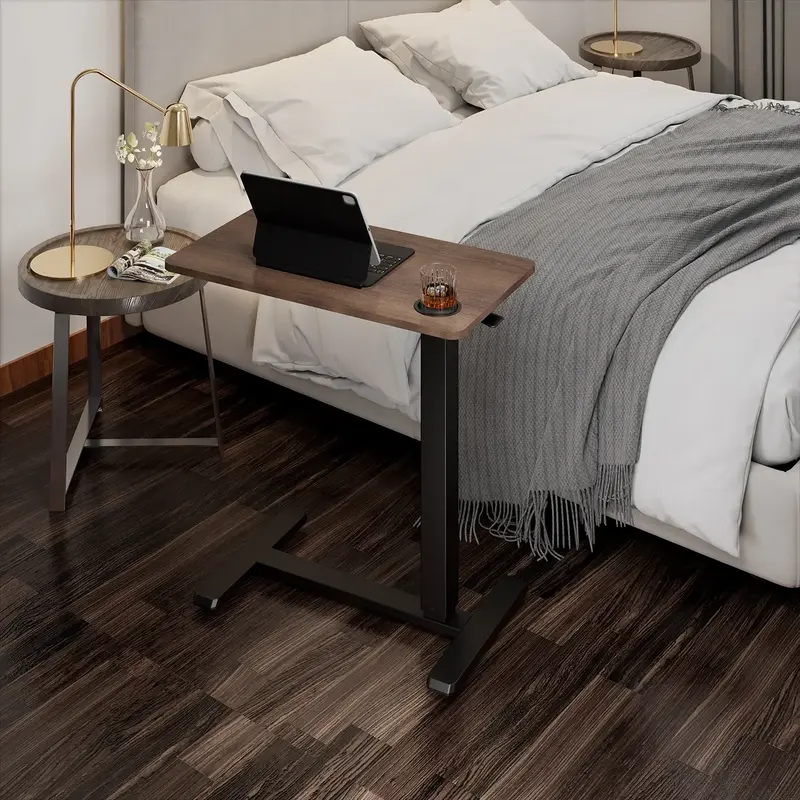 Компьютерный стол Officepro ODM270DW Dark Wood/Black - фото - №4