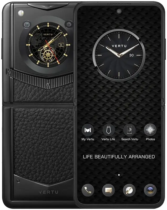 Vertu Ironflip Calfskin Series Jade Black - фото - №0