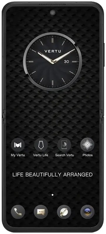 Vertu Ironflip Calfskin Series Jade Black - фото - №2
