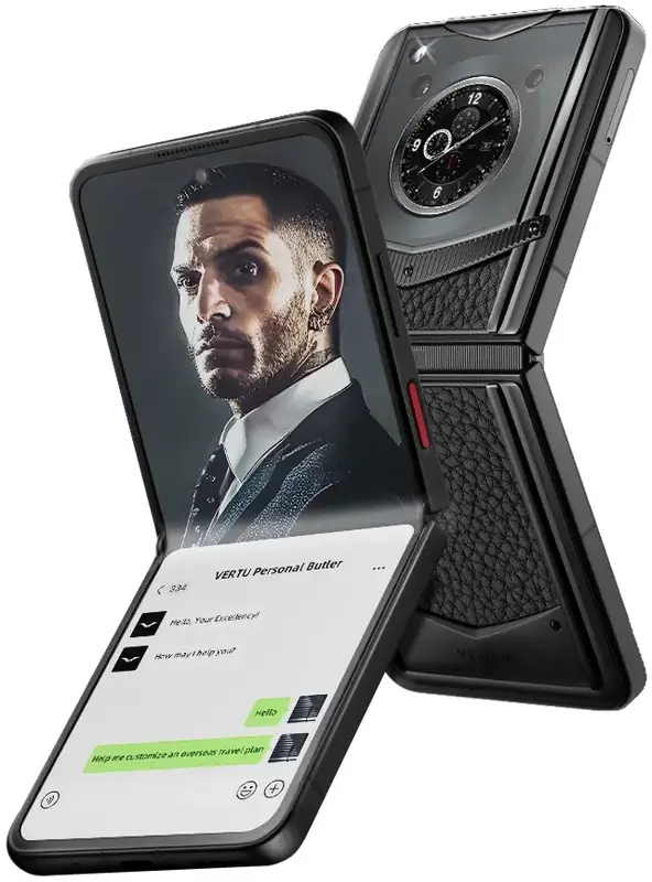 Vertu Ironflip Calfskin Series Jade Black - фото - №6