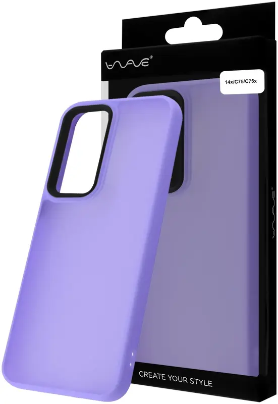 Чохол для Realme 14x/C75/C75x WAVE Matte Color Case (light purple) - фото - №3