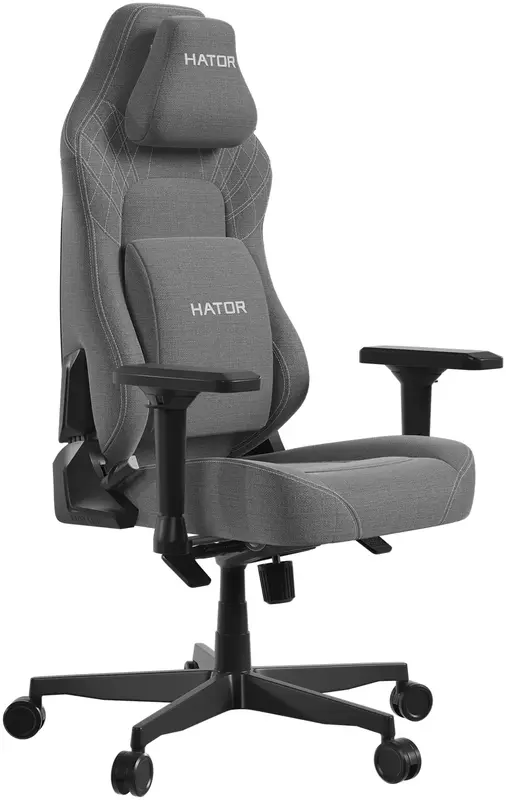 Ігрове крісло HATOR Darkside 3L PRO Fabric (HTC3216L) Grey - фото - №2