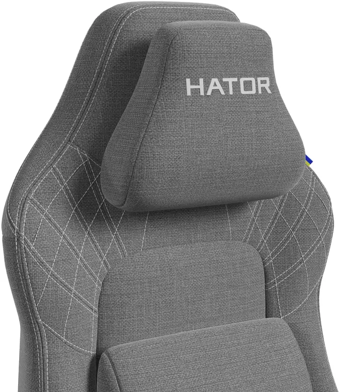 Ігрове крісло HATOR Darkside 3L PRO Fabric (HTC3216L) Grey - фото - №3