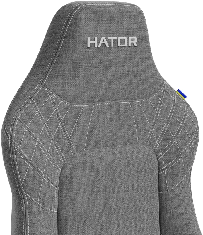 Ігрове крісло HATOR Darkside 3L PRO Fabric (HTC3216L) Grey - фото - №4