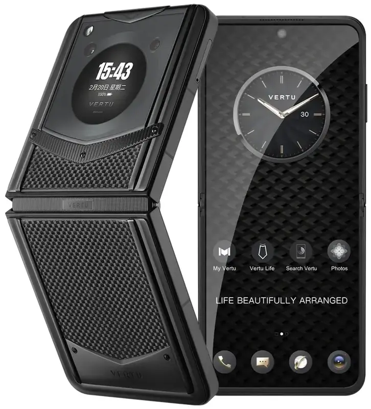 Vertu Ironflip Carbon Texture Series Taffeta - фото - №1