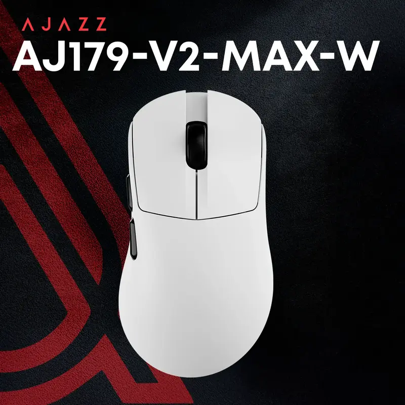 Комп'ютерна миша Ajazz AJ179 v2 max white - фото - №4
