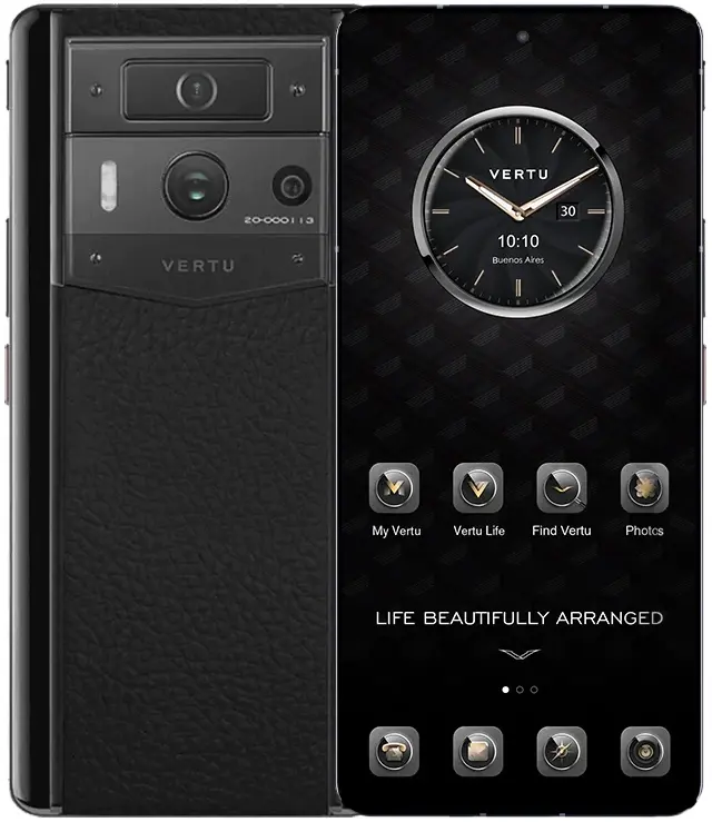Vertu Metavertu 2 Max Screen Calfskin Web3 AI Phone 1TB Jade Black - фото - №0