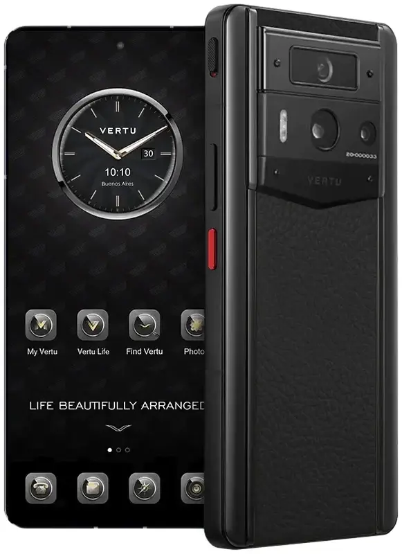 Vertu Metavertu 2 Max Screen Calfskin Web3 AI Phone 1TB Jade Black - фото - №3