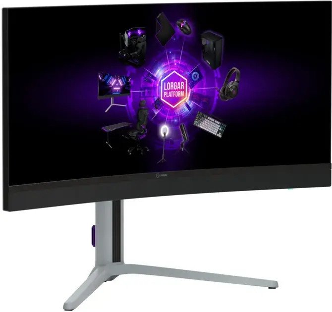 Монітор 34" Lorgar UWQHD MiniLED 1ms VA 180Hz - фото - №1