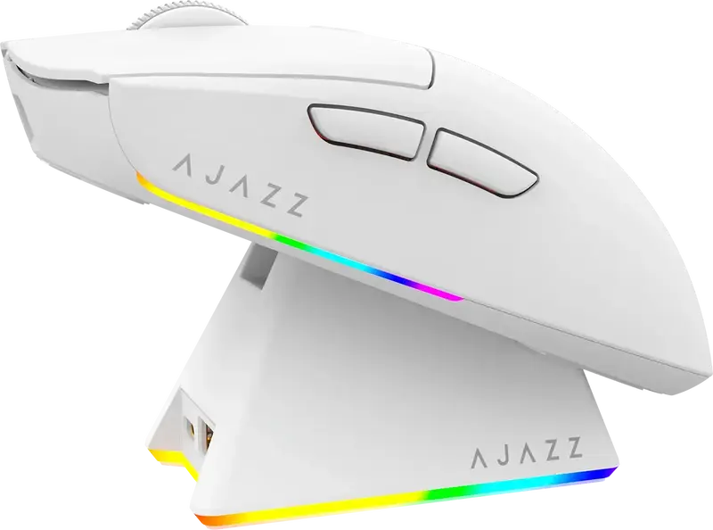 Комп'ютерна миша Ajazz AJ139 V2 MC White - фото - №0