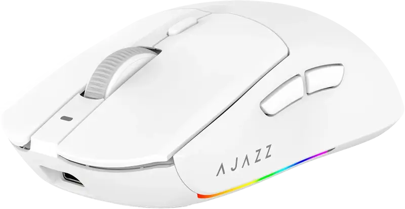 Комп'ютерна миша Ajazz AJ139 V2 MC White - фото - №3