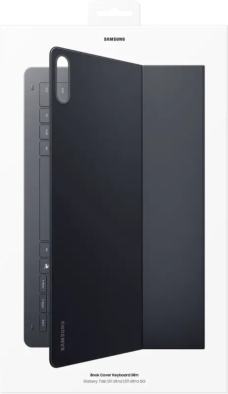 Чохол-клавіатура для Samsung Tab S11 Ultra Book Cover Keyboard Slim Black (EF-DX930BBEGUA) - фото - №11