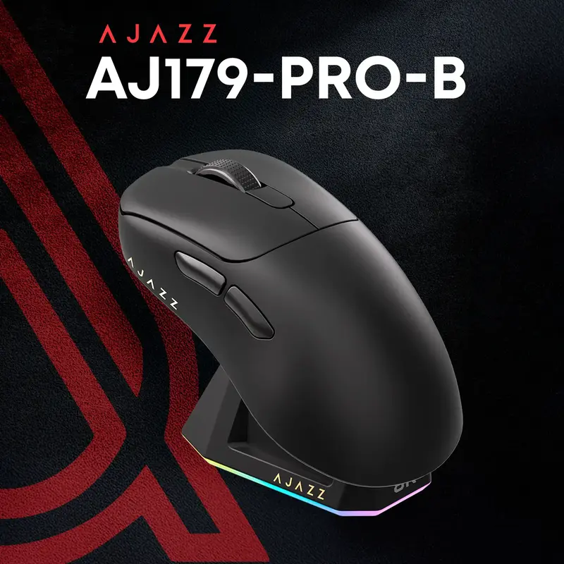 Комп'ютерна миша Ajazz AJ179PRO Black - фото - №4