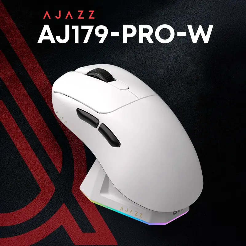Компьютерная мышь Ajazz AJ179PRO White - фото - №4
