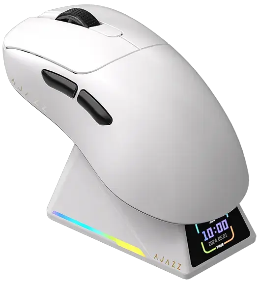 Компьютерная мышь Ajazz AJ179 APEX White - фото - №1