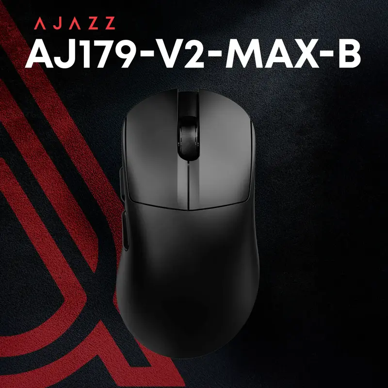 Комп'ютерна миша Ajazz AJ179 v2 max Black - фото - №4