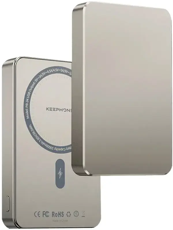 Додаткова батарея Keephone Lucci 10000mAh Titanium (KPFRAPB-34TM) - фото - №0