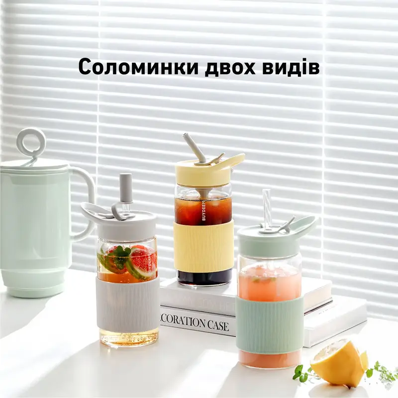 Пляшка для води 500 мл BUYDEEM Mellow Yellow(CD1017-MY) - фото - №8