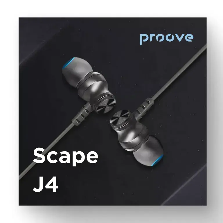 Навушники провідні Proove Scape J4 (3.5mm) black - фото - №6