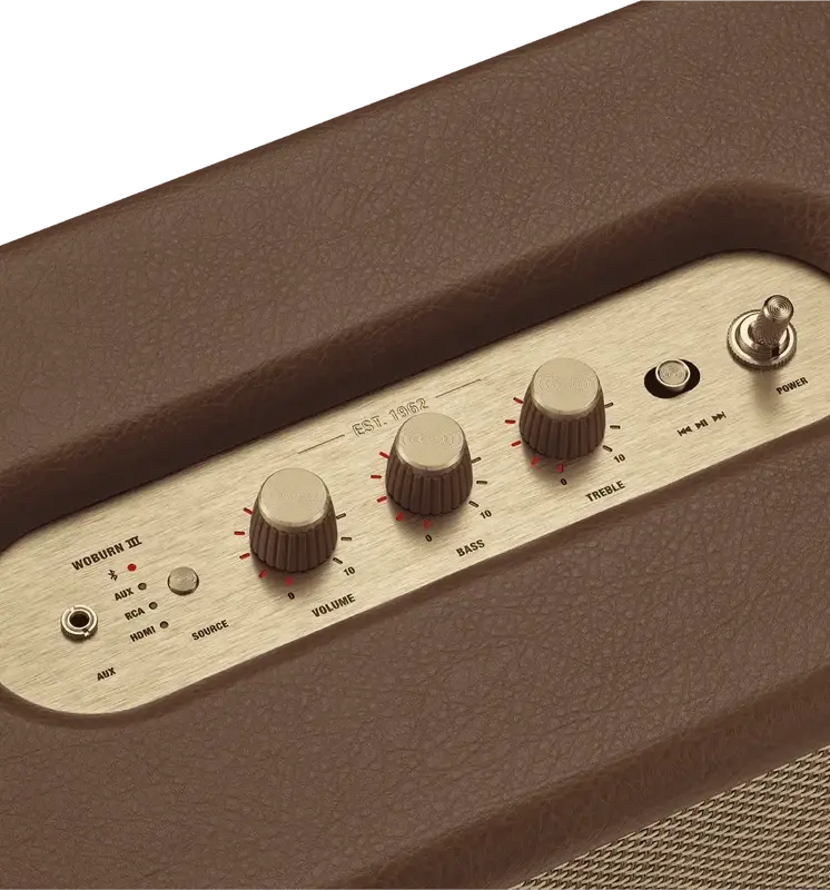 Акустика Marshall Loudest Speaker Woburn III Bluetooth Brown (1006085) - фото - №2