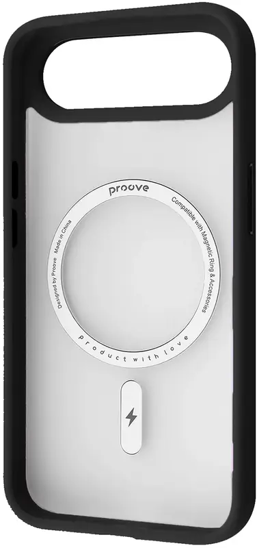 Чохол Proove Essence Case with Magnetic Ring iPhone 17 Air (black) - фото - №1