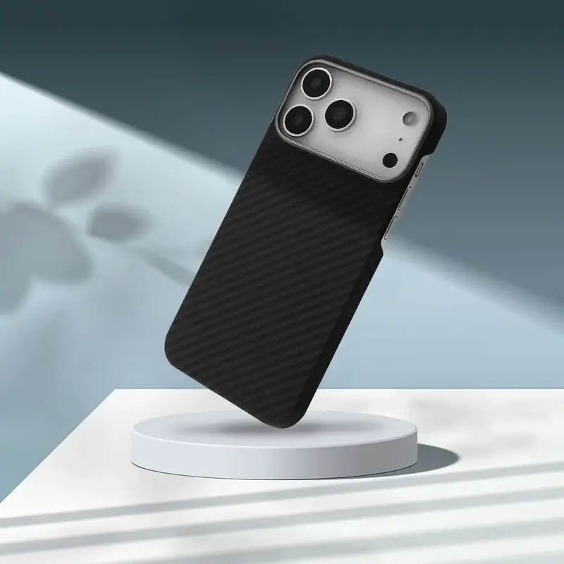 Чохол Proove Carbon Slim with Magnetic Ring iPhone 17 Pro Max (black) - фото - №3