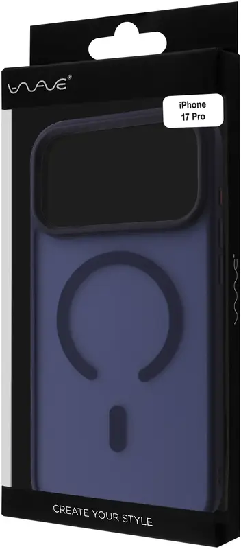 Чохол WAVE Matte Insane Case with Magnetic Ring iPhone 17 Pro (midnight blue) - фото - №4