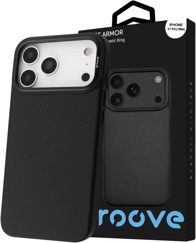 Чохол Proove Force Armor Case with Magnetic Ring iPhone 17 Pro Max (Black) - фото - №2
