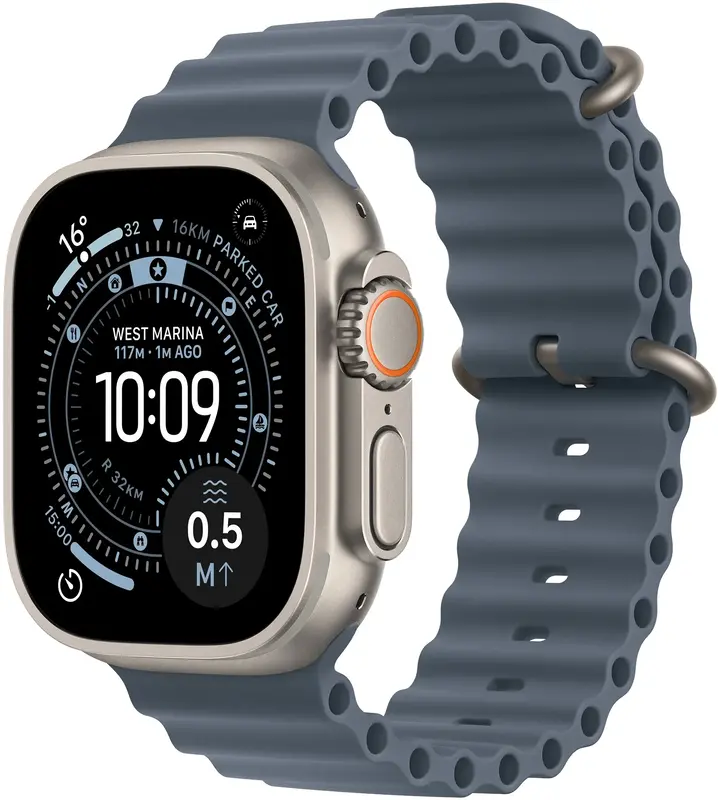 Apple Watch Ultra 3 GPS + Cellular 49mm Natural Titanium Case with