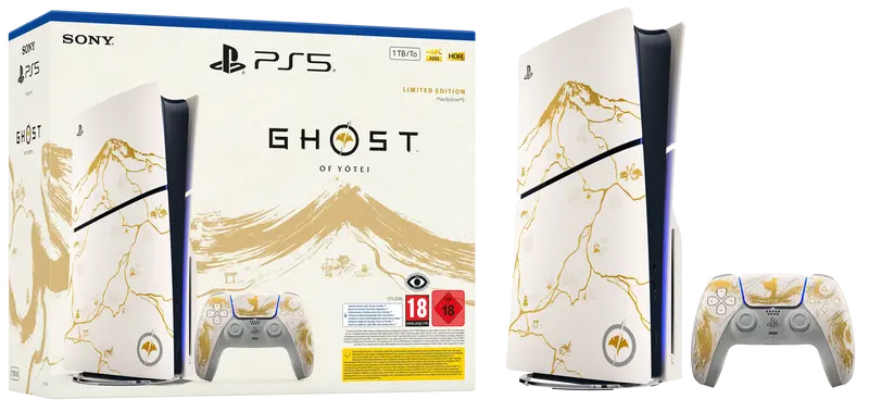 Ігрова консоль PlayStation 5 Slim Blu-ray (Ghost of Yotei Limited Edition) - фото - №0