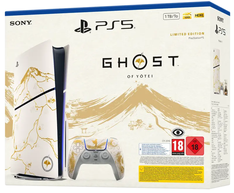 Ігрова консоль PlayStation 5 Slim Blu-ray (Ghost of Yotei Limited Edition) - фото - №5